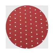Trade Shop - 6 Copri Sedia Cuscini Tondo Con Fascia Elastico Cuscino Imbottito Sfoderabile -
