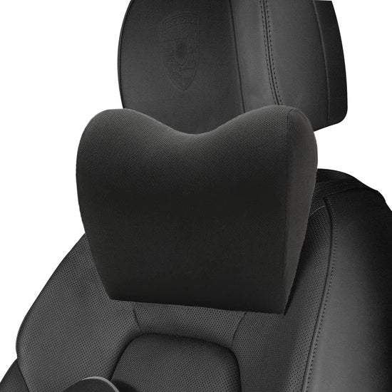 Auto Nekkussen con Memoria, Supporto Auto per la Testa, Supporto Auto per la Testa, Supporto Auto per la Testa, Accessori Auto, Autostato con Memoria di Schiuma, Respira, Rimovibile e Lavabile Copertura, Nero