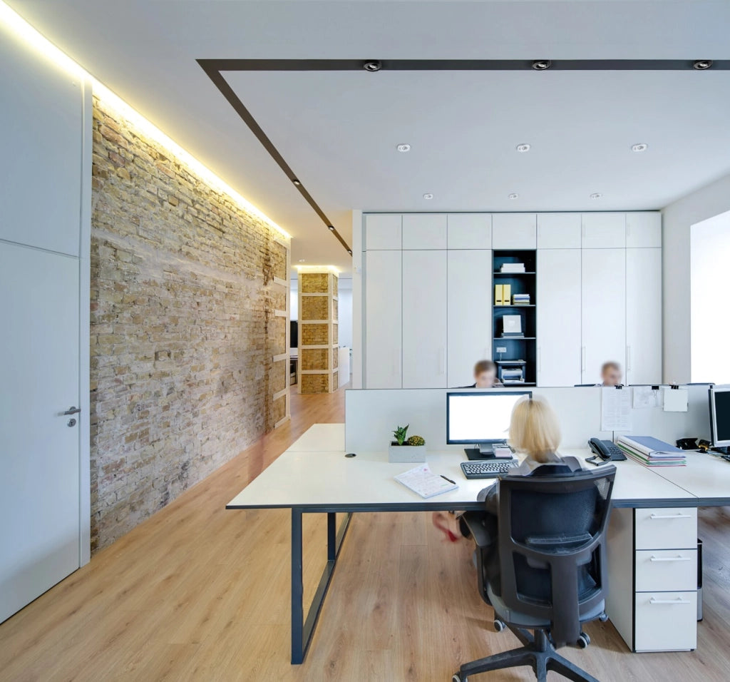 Faretto da soffitto Kanlux MINI BORD nero rotondo GU10