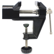 Trade Shop - Morsa Da Banco 50 Mm Fisso Tavolo Morsetto Girevole Base Fissa -