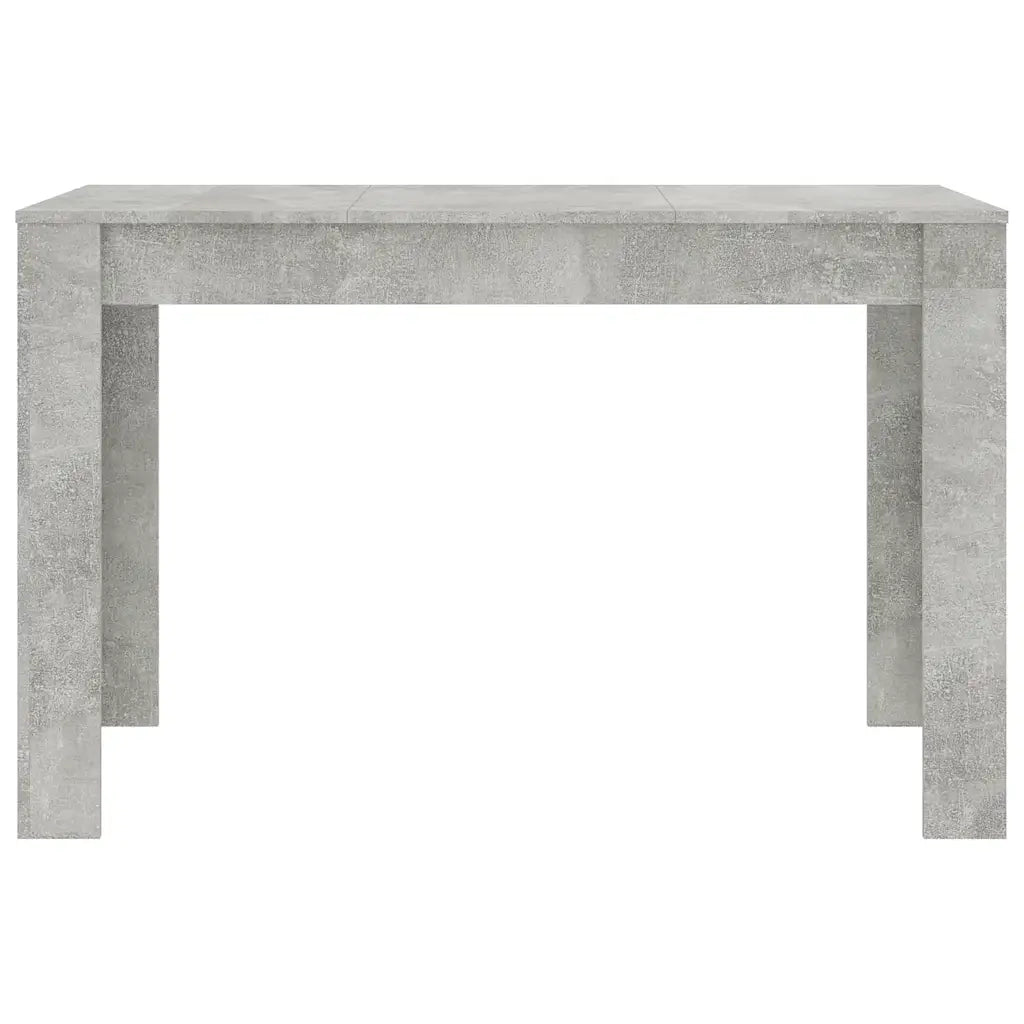 Tavolo da Pranzo Grigio Cemento 120x60x76 cm Legno Multistrato 800436