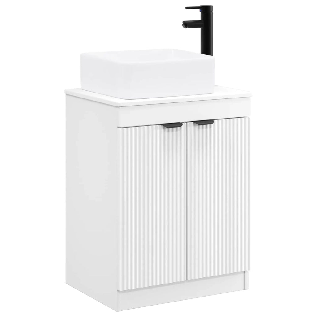Set di mobili per il bagno Bianco Legno ingegnerizzato 3404222
