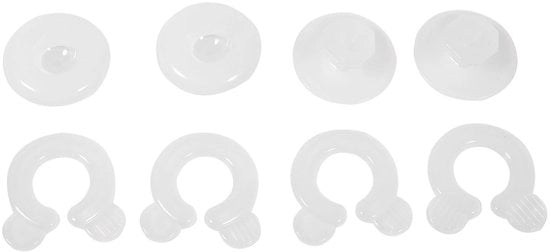 Clip per coperta letto in metallo - 4 pezzi - Fissaggio solido - Riciclabile - Pratico e funzionale - Robusto e duraturo - Clip per coperte letto
