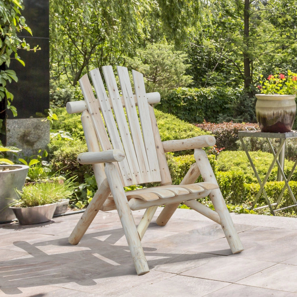 Sedia Adirondack ¨C zephmum ¨C Legno Naturale 83x68x101 cm