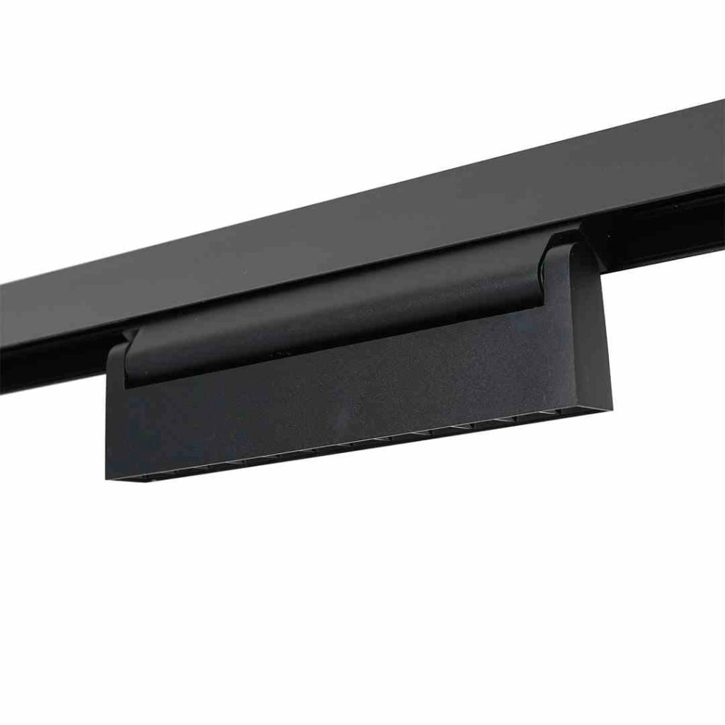 Faretto magnetico Track 48V LED 12W nero Milagro ML6628