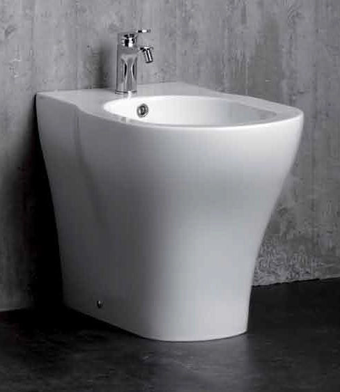 Kit Sanitari filomuro Serie XL - Azzurra ceramica - Kit filomuro Azzurra XL (Bidet, vaso, coprivaso)