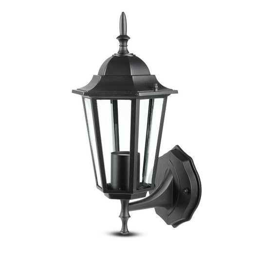 Lampada murale E27 Matt Black Up