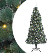 Albero di Natale | Decorazioni natalizie artificiale illuminato pre-addobbato con set di palline