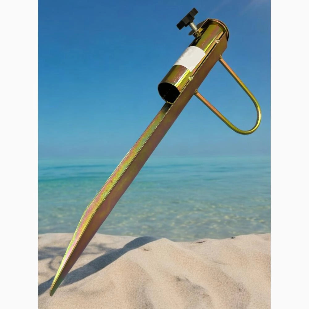 Picchetto per Ombrellone da Spiaggia in Acciaio Tropicalizzato 42 cm Ø 32/22 mm