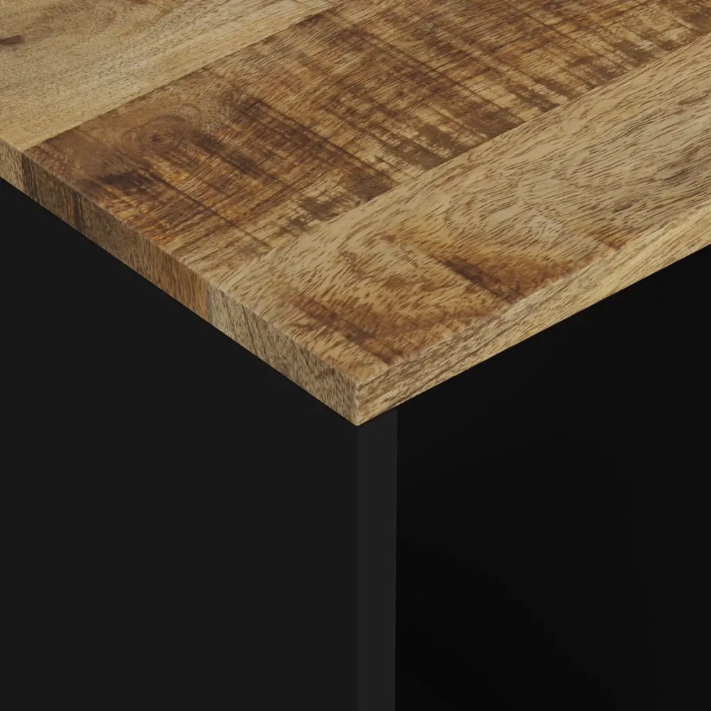 Tavolino 40x31x46 cm Legno Massello Mango e Legno Multistrato 350644