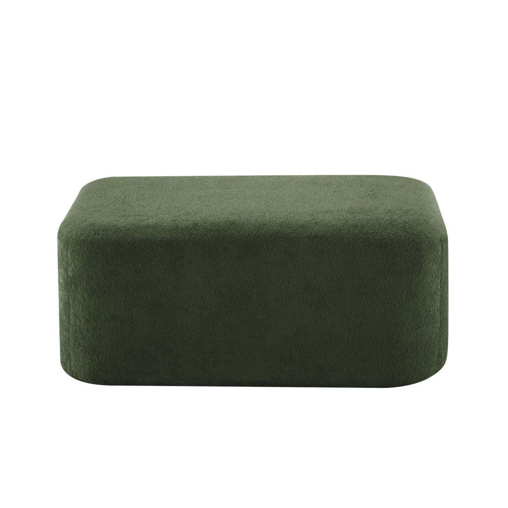 DIVANO MODULARE Angolare 24x24x80 cm Velluto Verde
