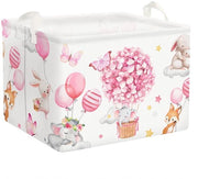 Cassetto di archiviazione impermeabile - Cassetto di archiviazione rettangolare - Cassetto di archiviazione per bambini - Cassetto di archiviazione in poliester - Ripiegabile - Corda di trazione e maniglia