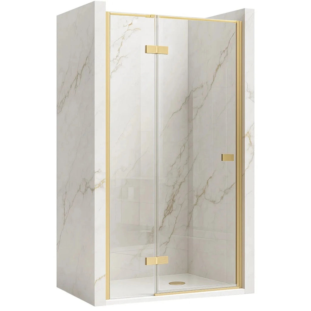 Porta Doccia Rea Atlas 120 Brush Gold destra