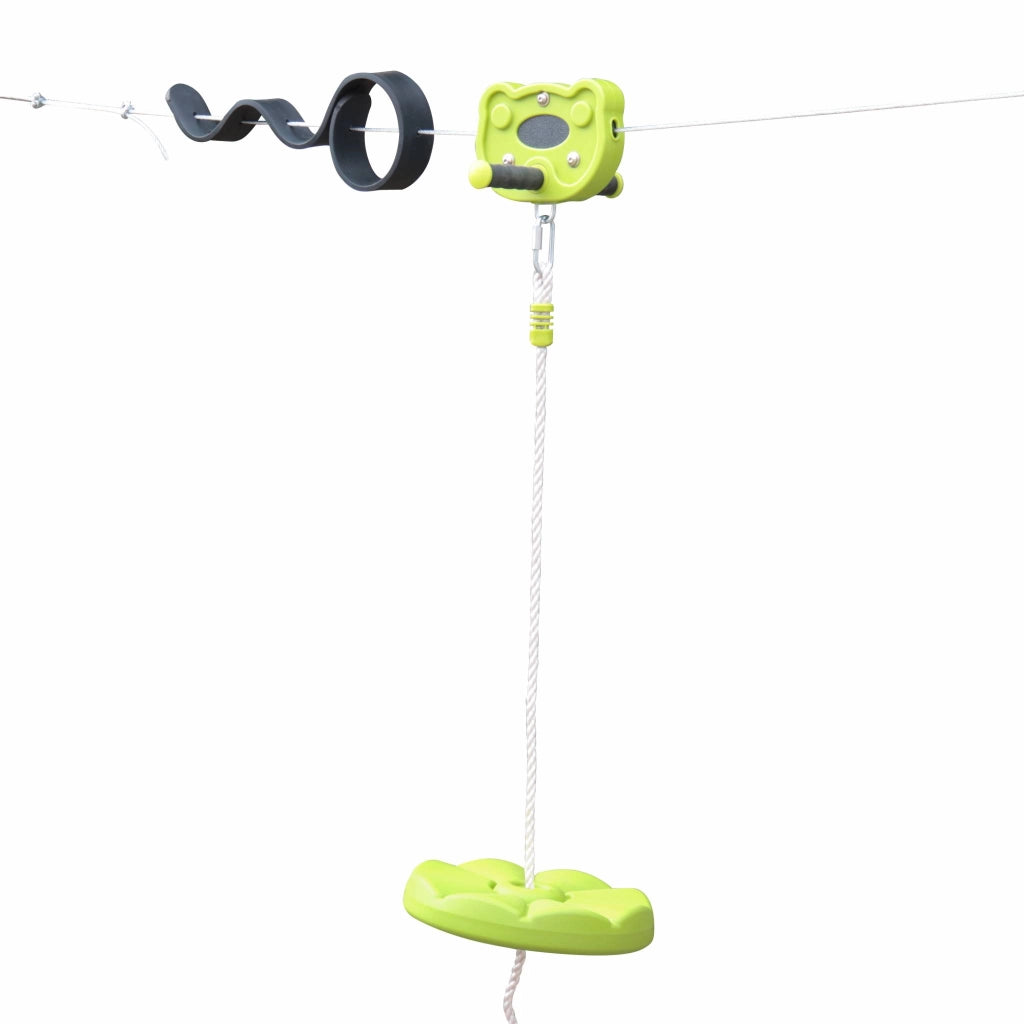 Teleferica da giardino per bambini, 30m, verde