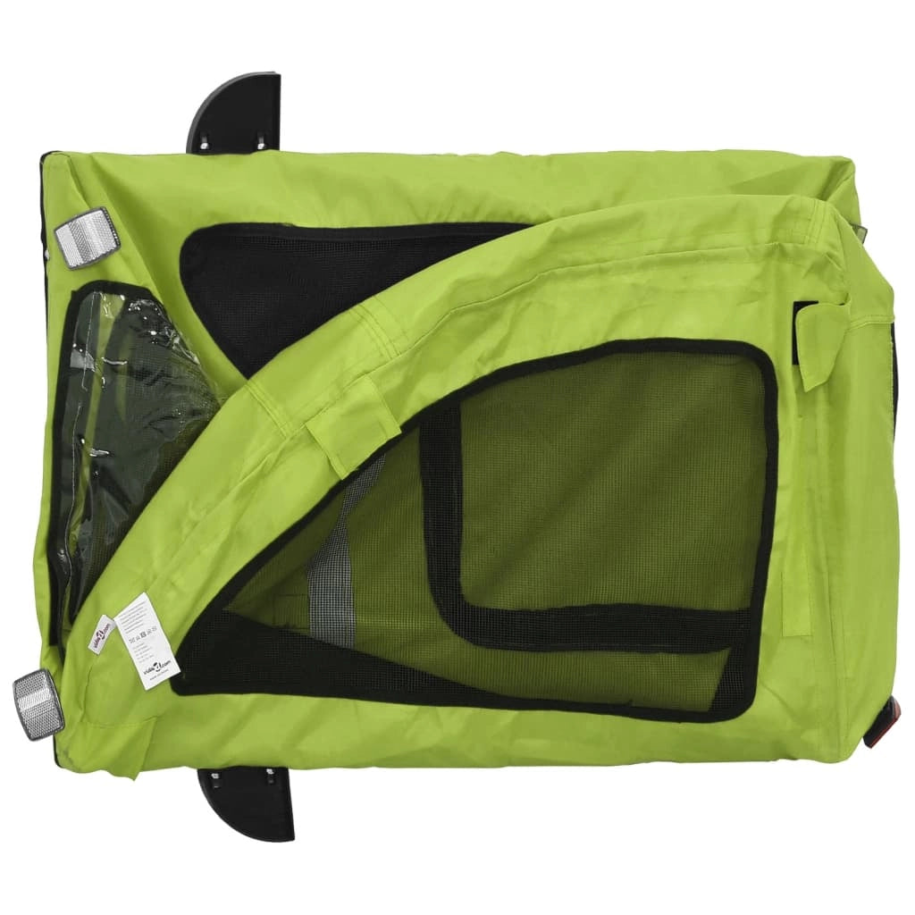 Rimorchio/carrello per animali domestici verde 02_0044236