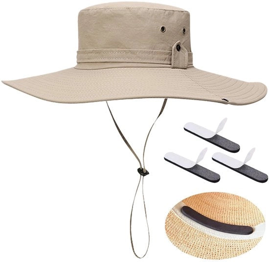 Cappello a Sacchetti - Impermeabile e Idrorepellente - Khaki - Ideale per Attività all'Aperto - Adatto per Adulti