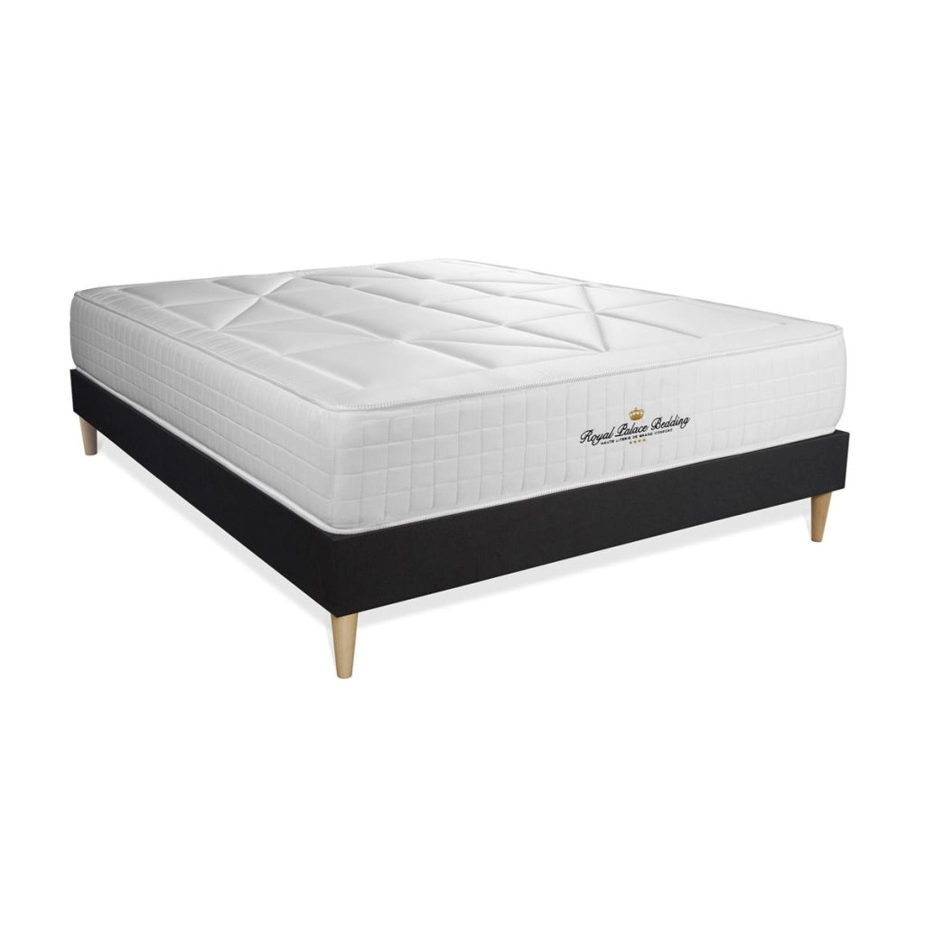kit rete e materasso matrimoniale Windsor 140 x 220cm - Spessore : 26cm - memory foam e molle insacchettate - Bilanciato