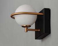 Lampada Da Parete APP1300-1W Black Gold