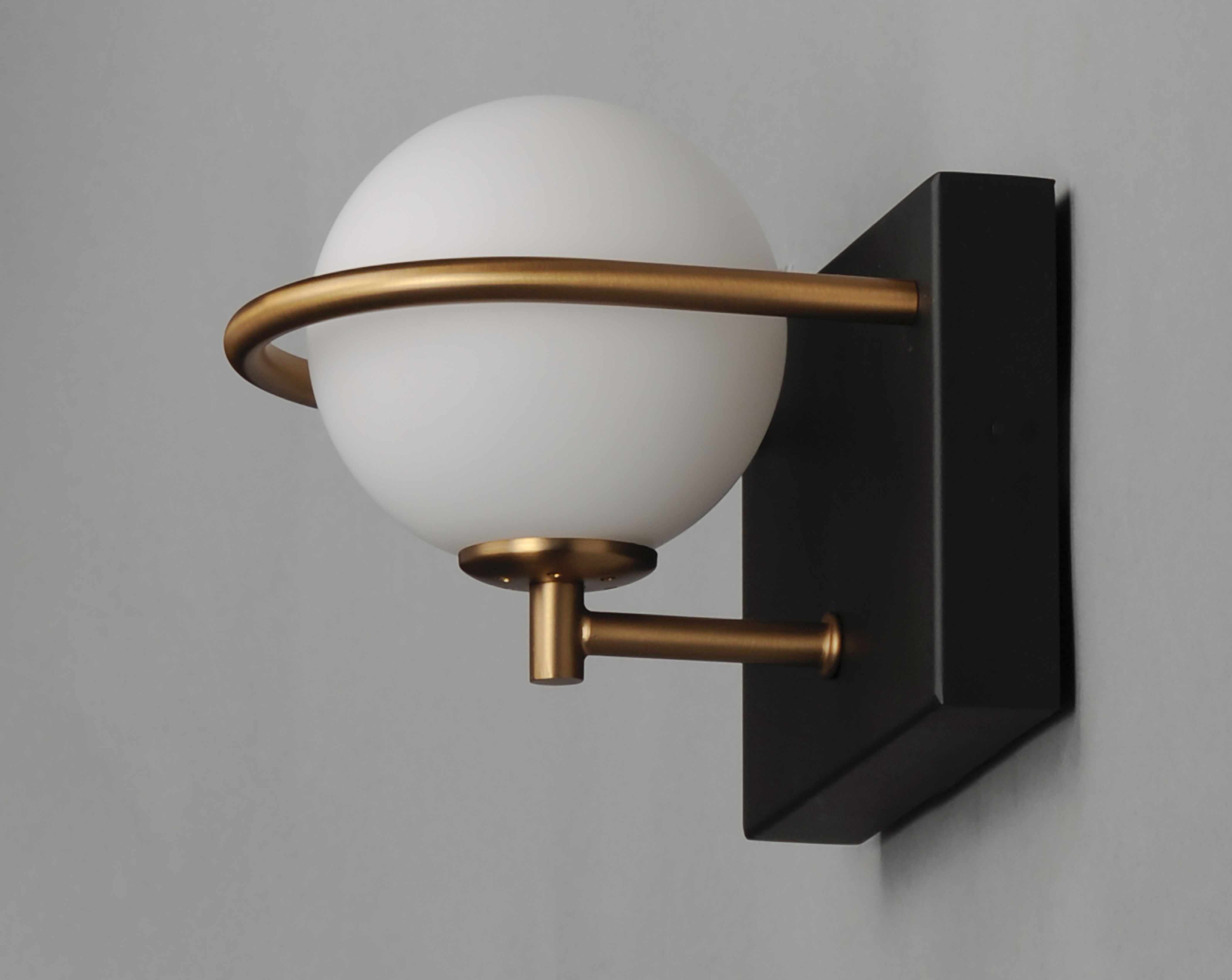 Lampada Da Parete APP1300-1W Black Gold