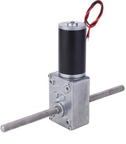 Motore a ingranaggi DC 12V - Alta coppia - Doppia uscita M8 - Motore a riduzione - Rapporto di riduzione 670 - Potenza nominale 4W - Progetto resistente agli urti - Motore a riduzione
