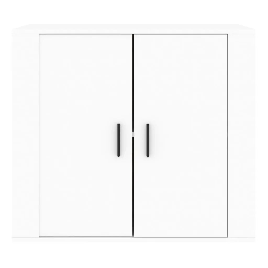 Credenza | Madia | Buffet da pranzo | Armadio da pranzo Bianca 80x33x70 cm in Legno Multistrato
