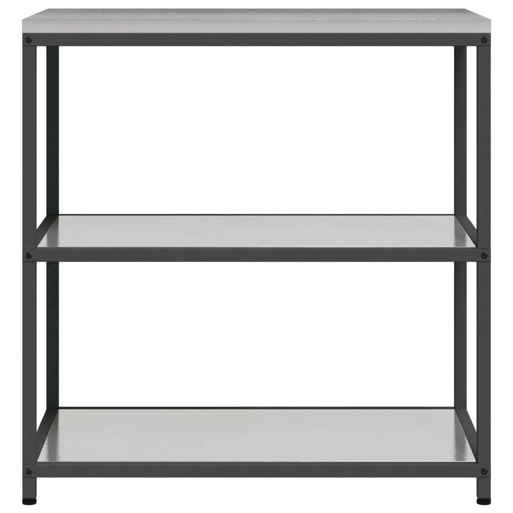Stoccaggio in cucina Argento 90 x 50 x 92 cm Acciaio 874958