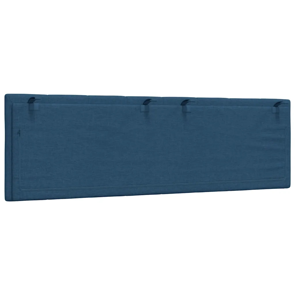 Cuscino Testiera Hanko Blu 160 cm in Tessuto CFW7831295