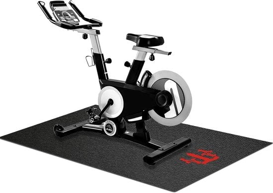 Mattezzaio per Palestra da 36 x 72 x 6mm - Compatibile con Peloton e Biciclette Stazionarie - Protezione per Pavimento e Tappeto - Pavimento in Legno Duro - 30 x 60