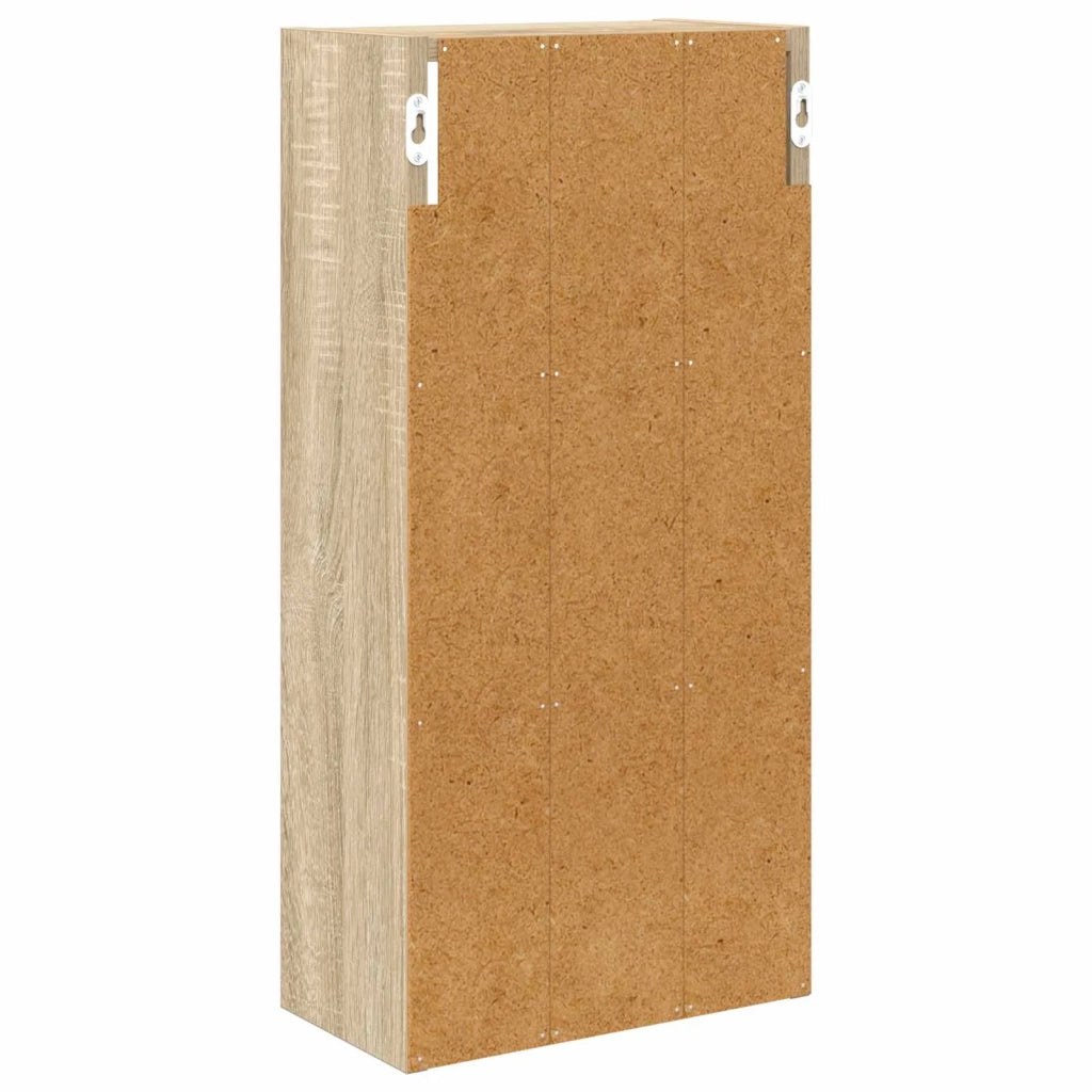 Armadio da bagno a muro Rovere Sonoma 30 x 16 x 62,5 cm