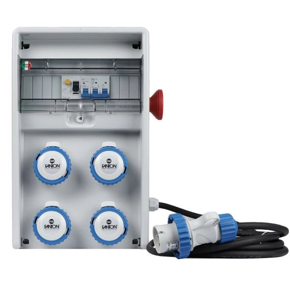 FME 74.324 QUADRO 4P CE 220V IP65 C/PULS EMER IP65- FANTON- 1,0 pz