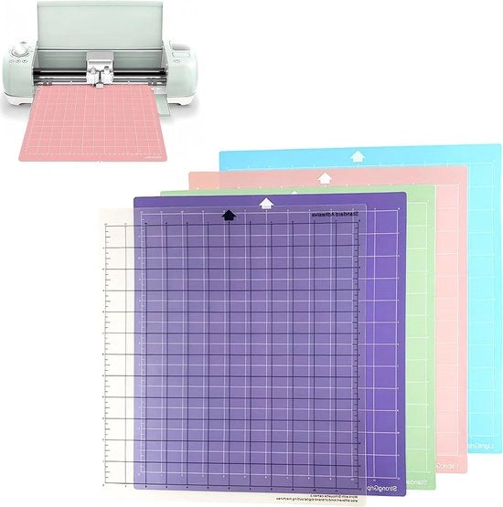 Sticker per snidere - 5 pezzi - snidere antiscivolo - 30 x 30 cm - modello patchwork - artigianato