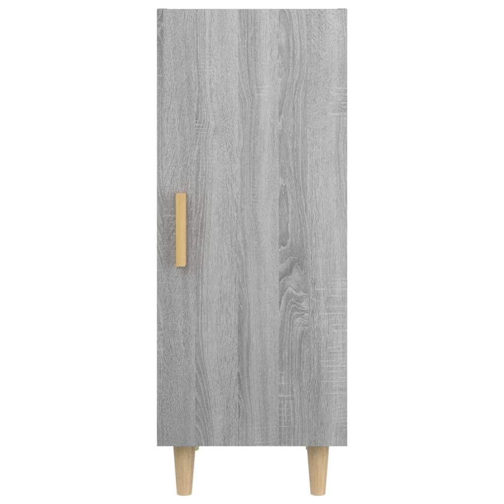 Buffet credenza cassettiera armadio mobile contenitore organizer cucina soggiorno rovere Sonoma 34,5 x 34 x 90 cm legno ingegnerizzato grigio 02_0036327