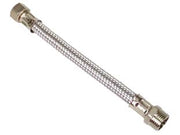 FLESSIBILE INOX M1/2 - F3/8- - M 1/2 F 3/8 cm.35 - 10 pezzi AGLAIA