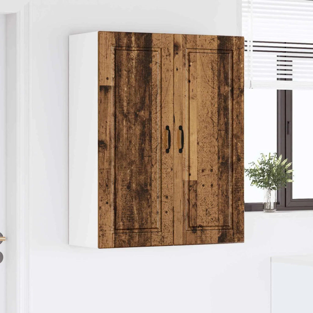 Pensile da cucina | Armadietto a muro PORTO Legno vecchio 80 x 31 x 100 cm