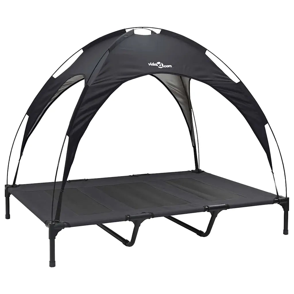 Letto per Cani Nero 122 x 93 x 106,5 cm Acciaio CFW9394842