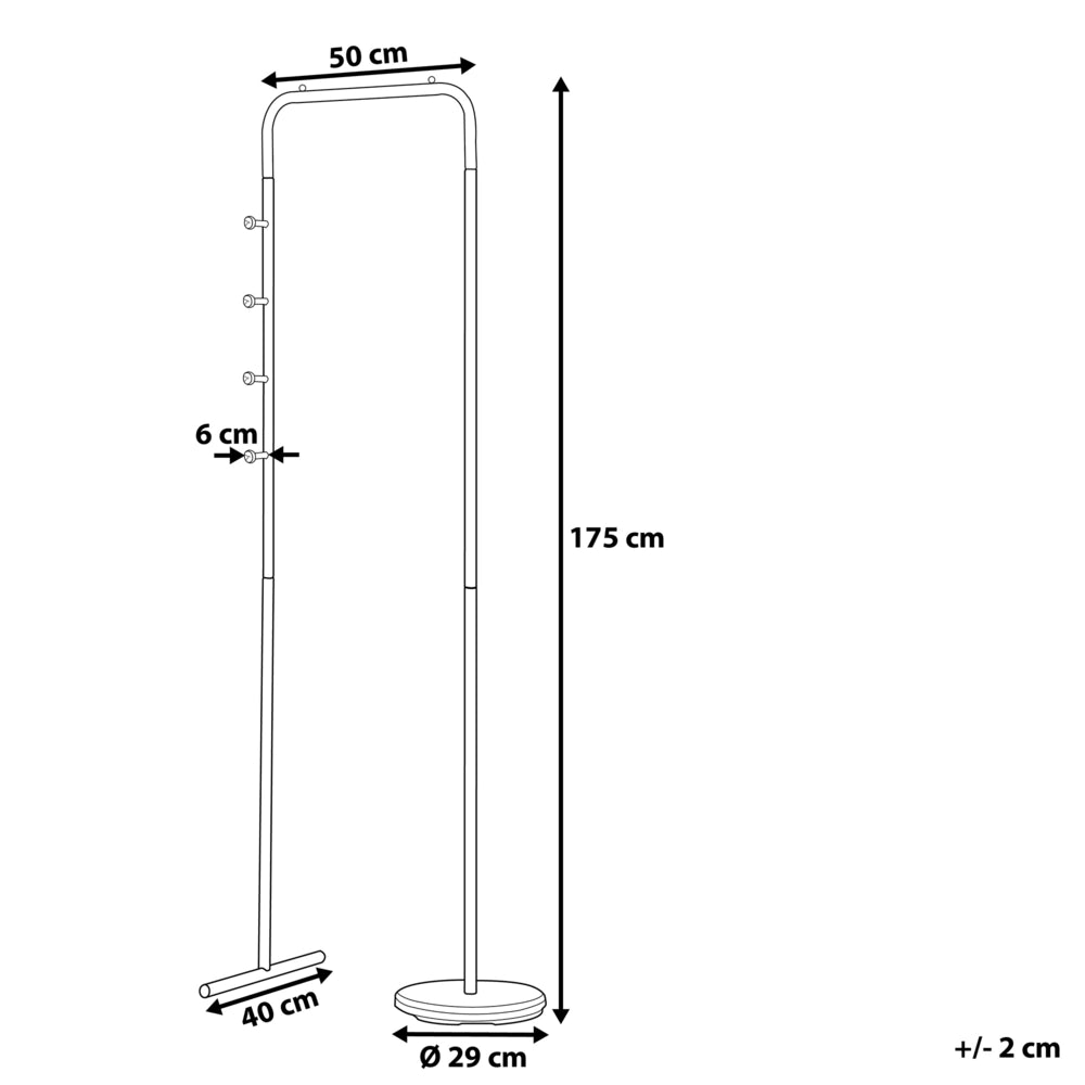 Stendibiancheria in metallo bianco 175 x 50 cm Stendibiancheria autoportante