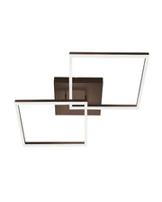 Plafoniera BARD a led moderna 52W Corten 3394-65-361 Fabas Luce