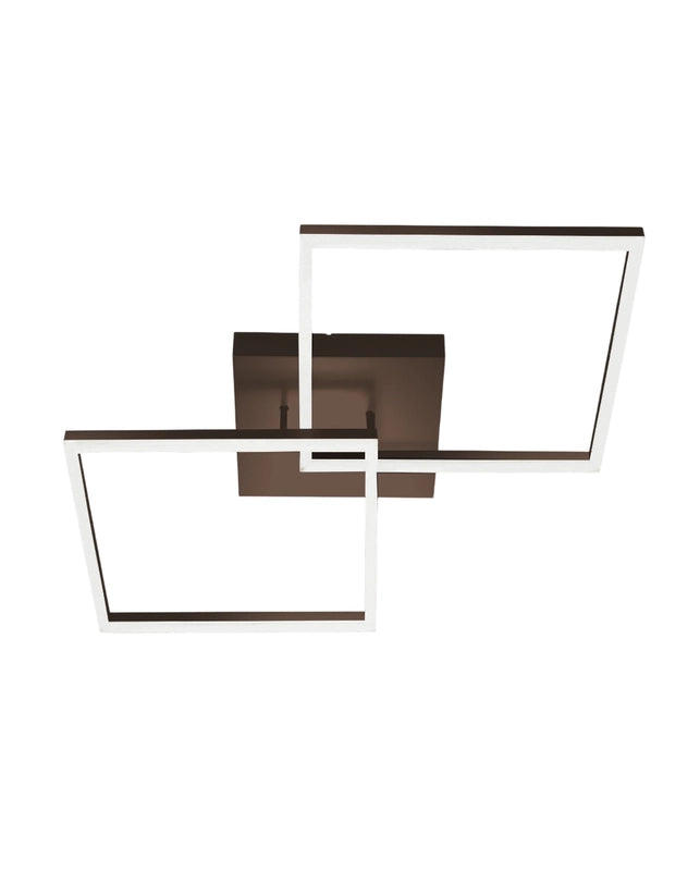 Plafoniera BARD a led moderna 52W Corten 3394-65-361 Fabas Luce