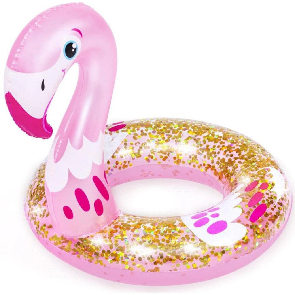 Trade Shop - Salvagente Gonfiabile 61cm Per Bambini Shimmer N'float Ciambella Assortiti 36306 -