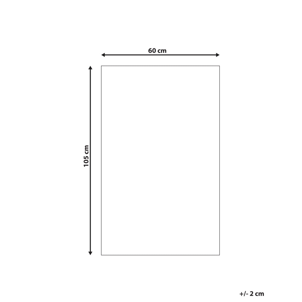 Tappeto da esterno verde sintetico 60 x 105 cm foglia di palma motivo floreale moderno balcone patio terrazza