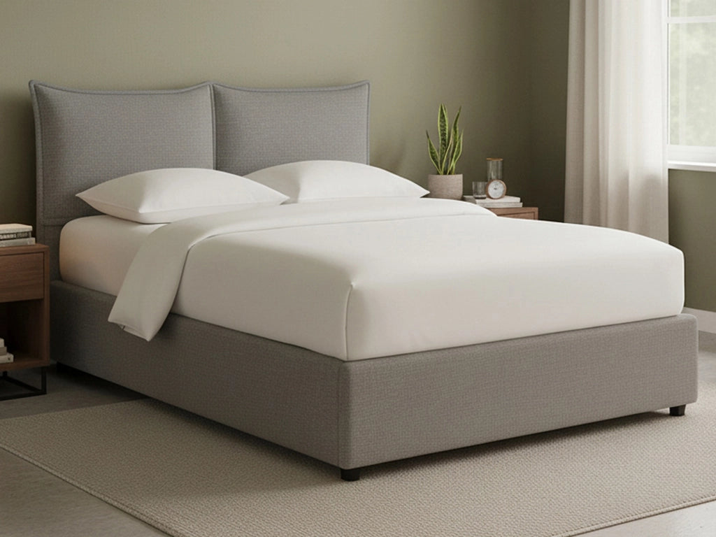 Malton, Letto Piazza e Mezza Sfoderabile Made in Italy, Grigio Cenere