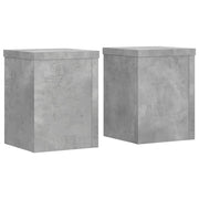 Portavasi mobili per fiori set da 2 legno ingegnerizzato grigio 02_0045332
