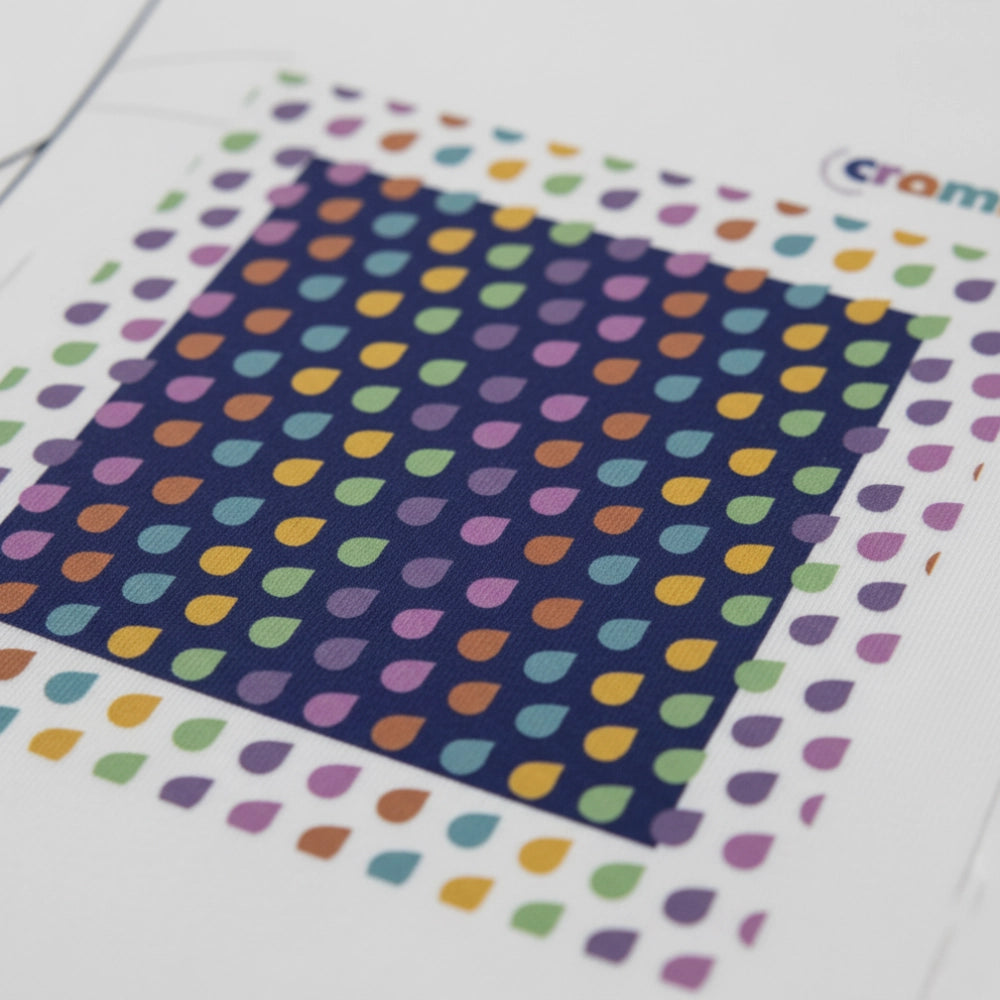 T-shirt cromika arte e colore in cotone naturale *** misura medium - m, modello colorful drops, confezione 1