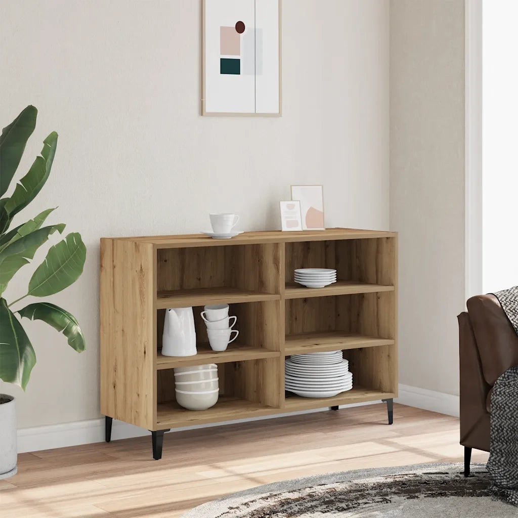Credenza Rovere Artigianale 103,5x35x70 cm in Truciolato
