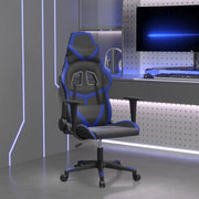 Sedia da Gaming Massaggiante Nero e Blu in Similpellecod mxl 112069