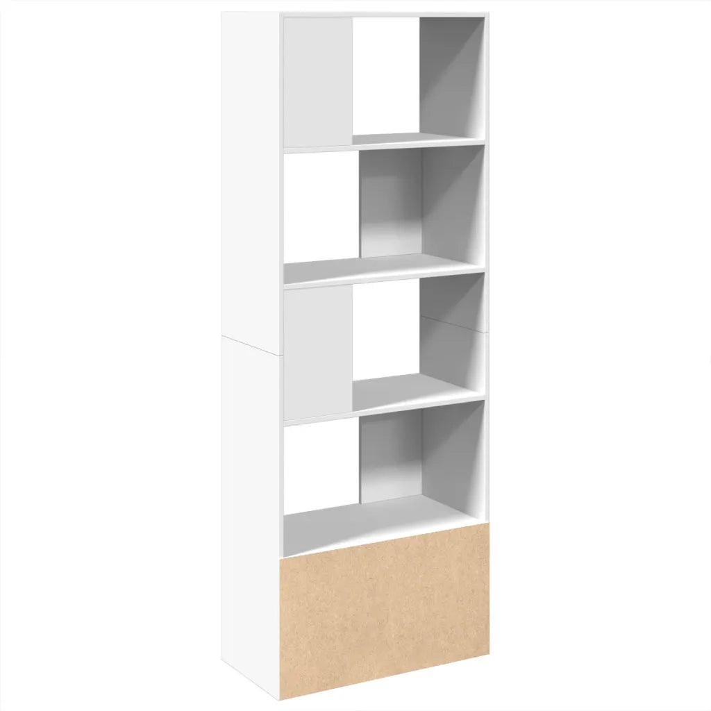 vidaXL Libreria Bianca 70x36x189 cm in Legno Multistrato