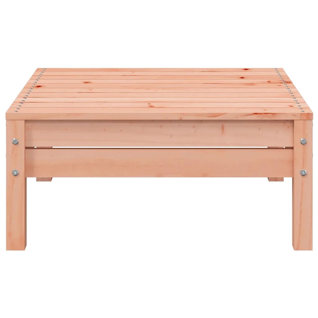 Divano Giardino 2 Posti con Poggiapiedi Legno Massello Douglas 838024
