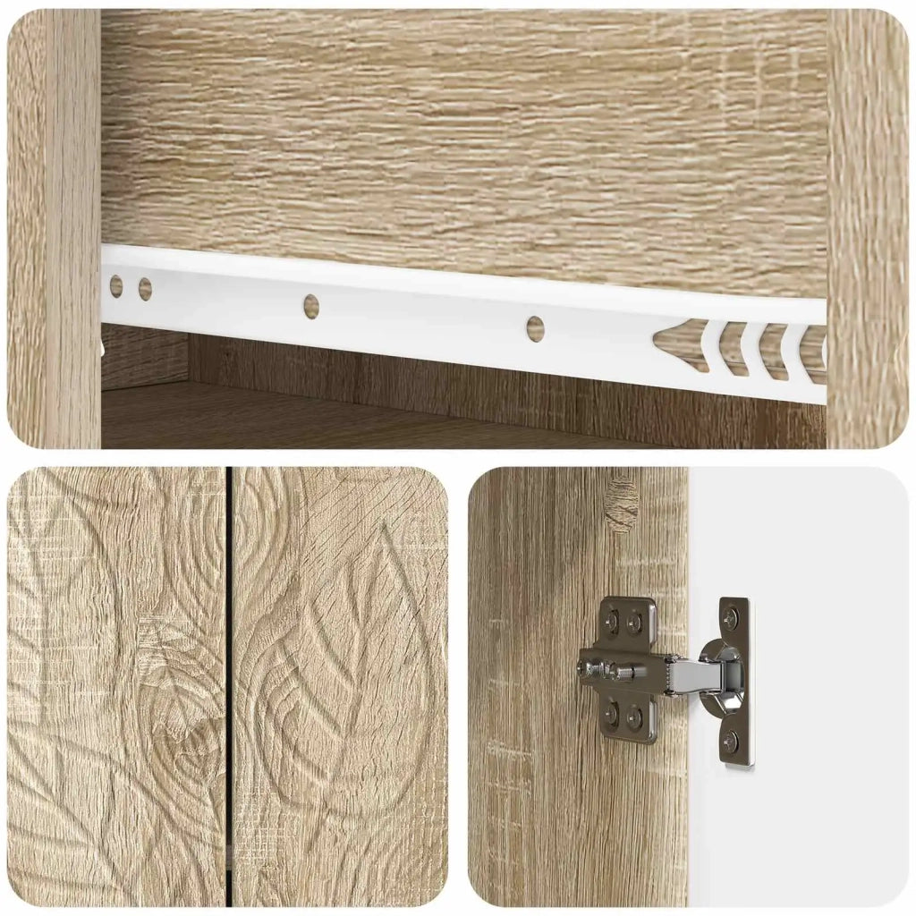 Credenza Rovere Sonoma 66 x 34,5 x 90 cm Legno ingegnerizzato 895097