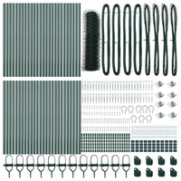 Palo della recinzione Verde 100 x 0,5 m (maglia di 50 mm)