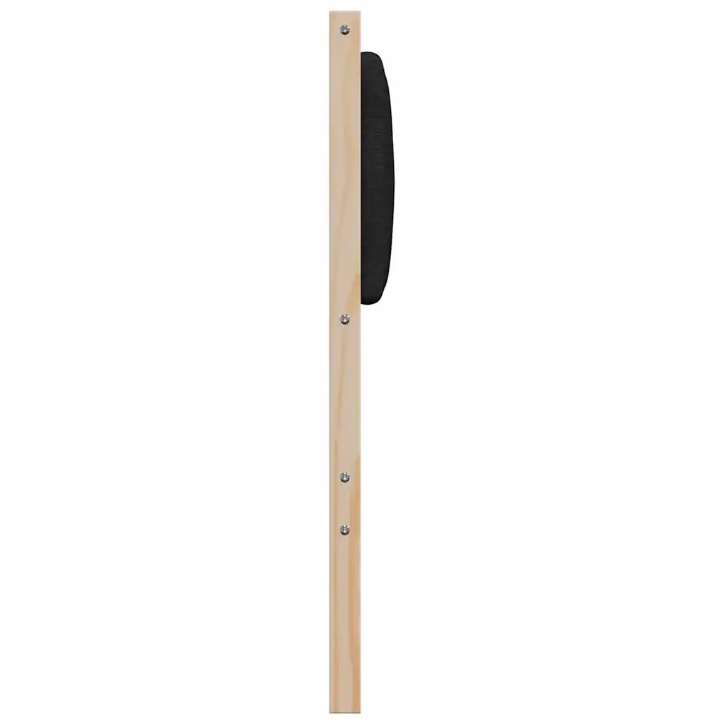 Testiera imbottita-Testiera con Cuscini-Testata Marrone 140 cm Pino massello 556818